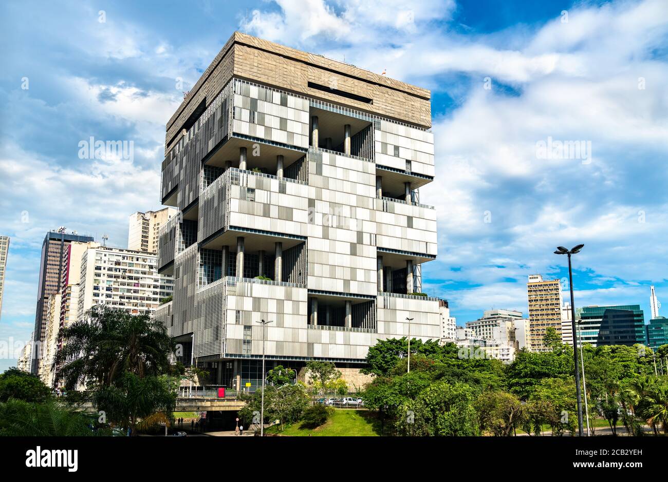 Architektur der Innenstadt von Rio de Janeiro, Brasilien Stockfoto