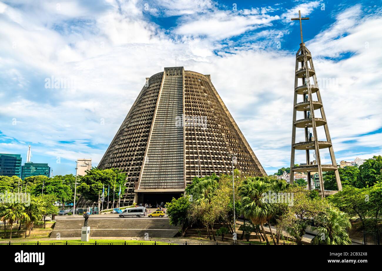 Rio de Janeiro Kathedrale in Brasilien Stockfoto