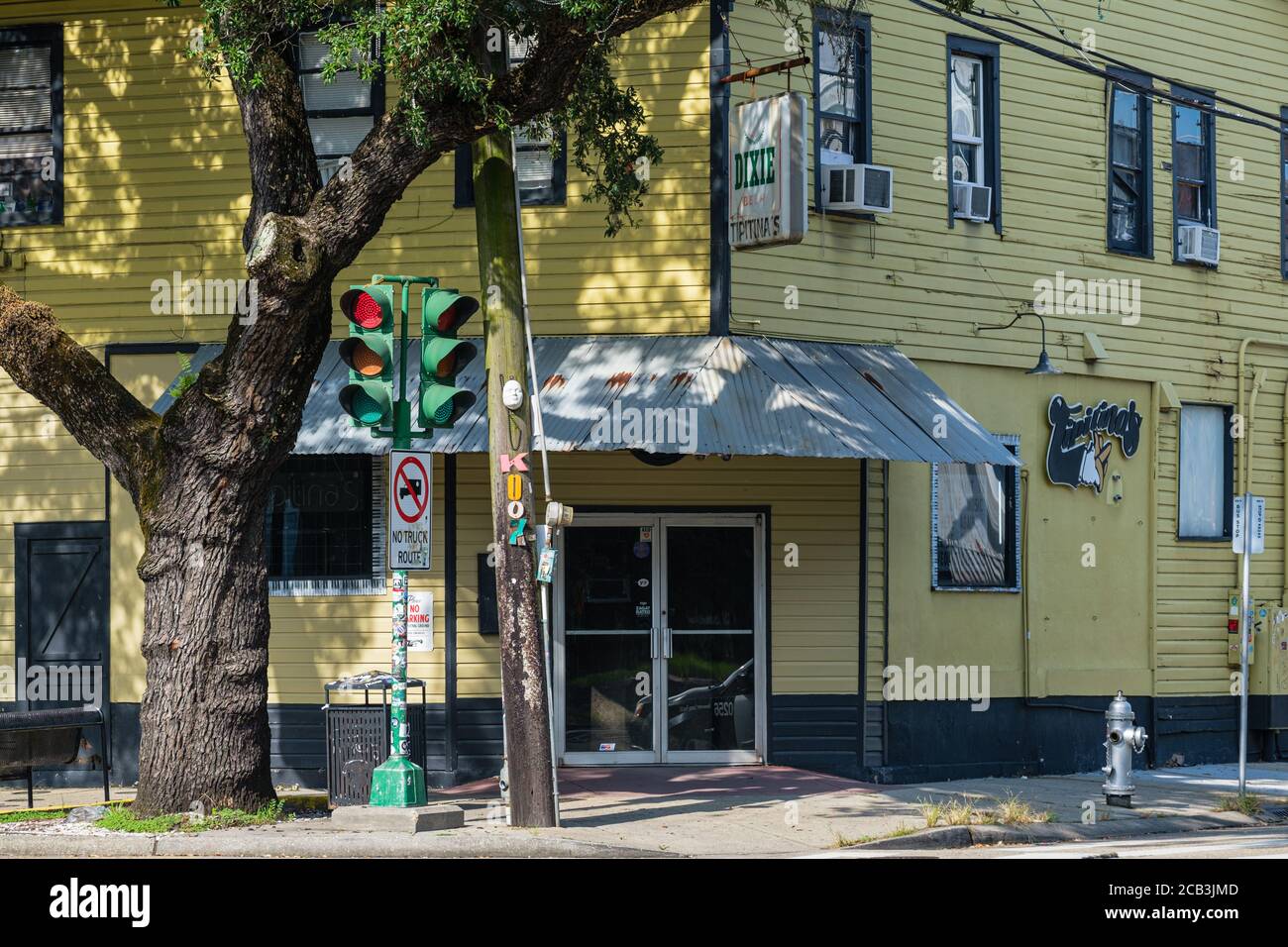 New Orleans, Louisiana/USA - 8/8/2020: Tipitinas Musikclub in Uptown New Orleans Stockfoto