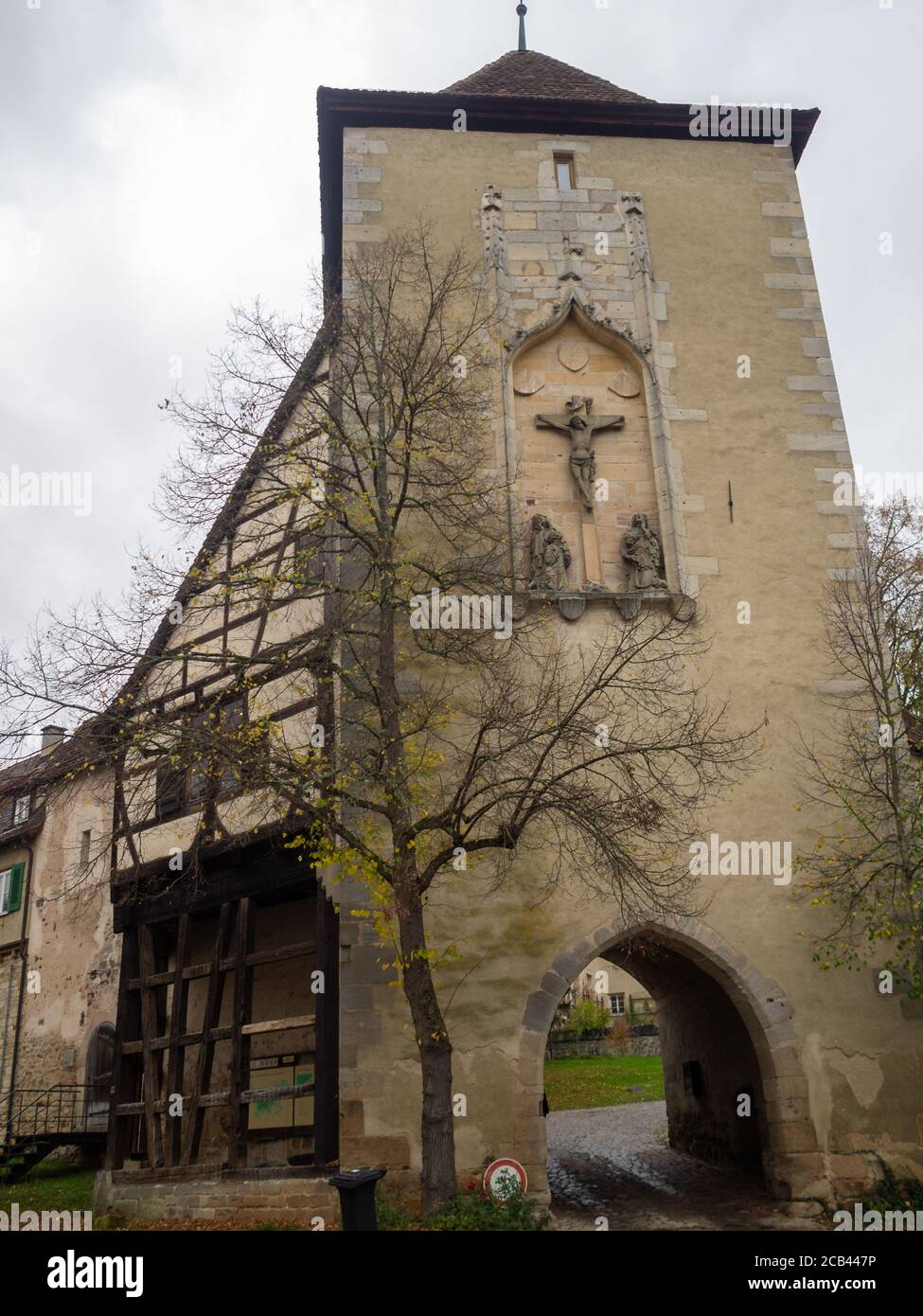 Eingang zum Kloster Bebenhausen Stockfoto