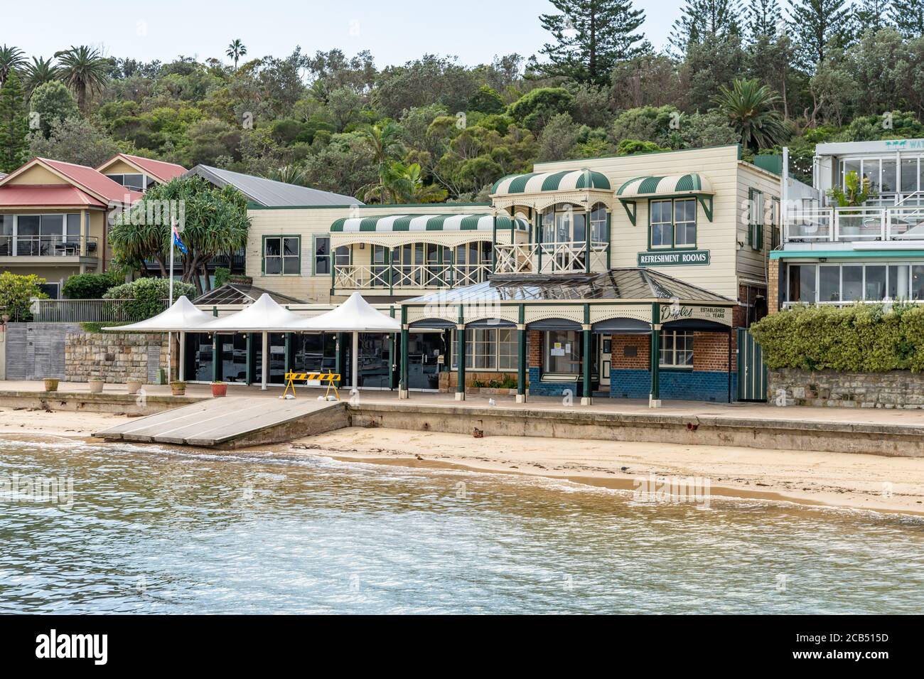 Doyles Seafood Restaurant in Watsons Bay an einem sonnigen Herbst Nachmittag Stockfoto