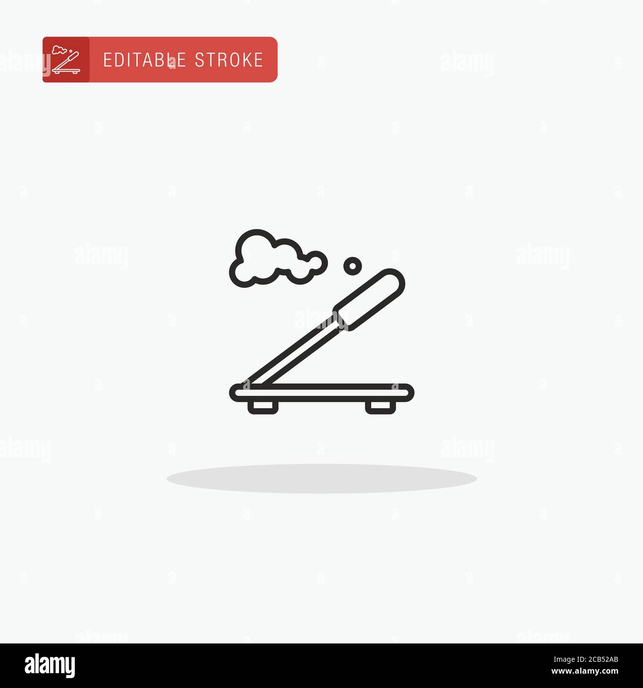 Symbolvektor für Räucherwerk. Weihrauchsymbol zur Präsentation. Stock Vektor