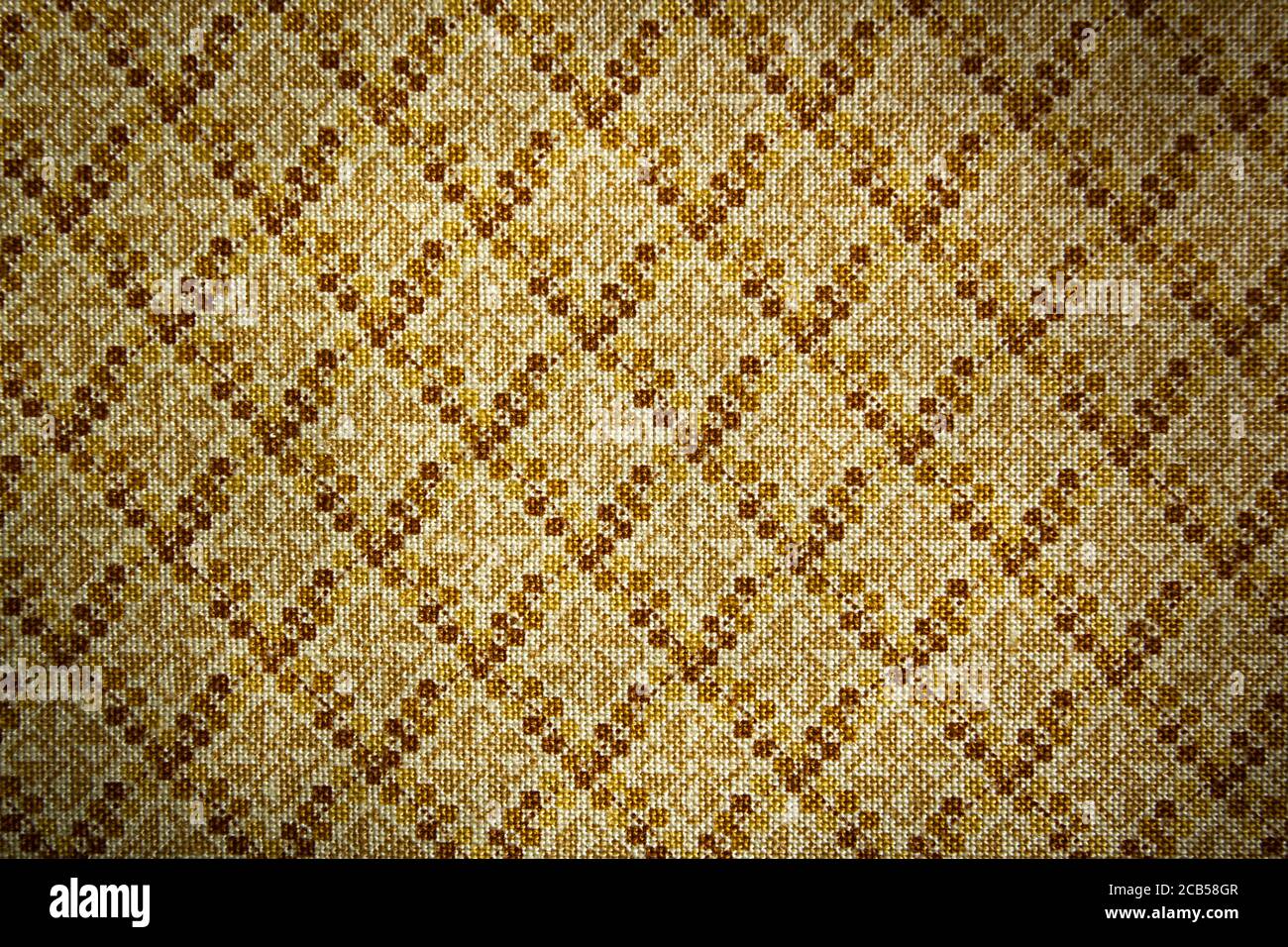 Stoff mit geometrischem Muster als Hintergrund Stockfoto