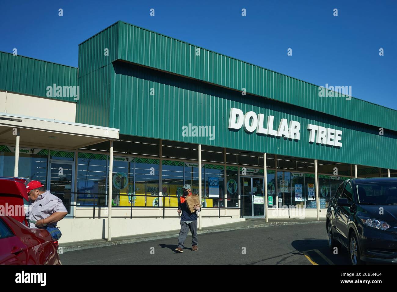 Ein Dollar Tree Laden in Tigard, Oregon, gesehen am Montag, 10. August 2020. Dollar Tree Stores, Inc. Ist eine amerikanische Kette von Discounter Variety Stores. Stockfoto