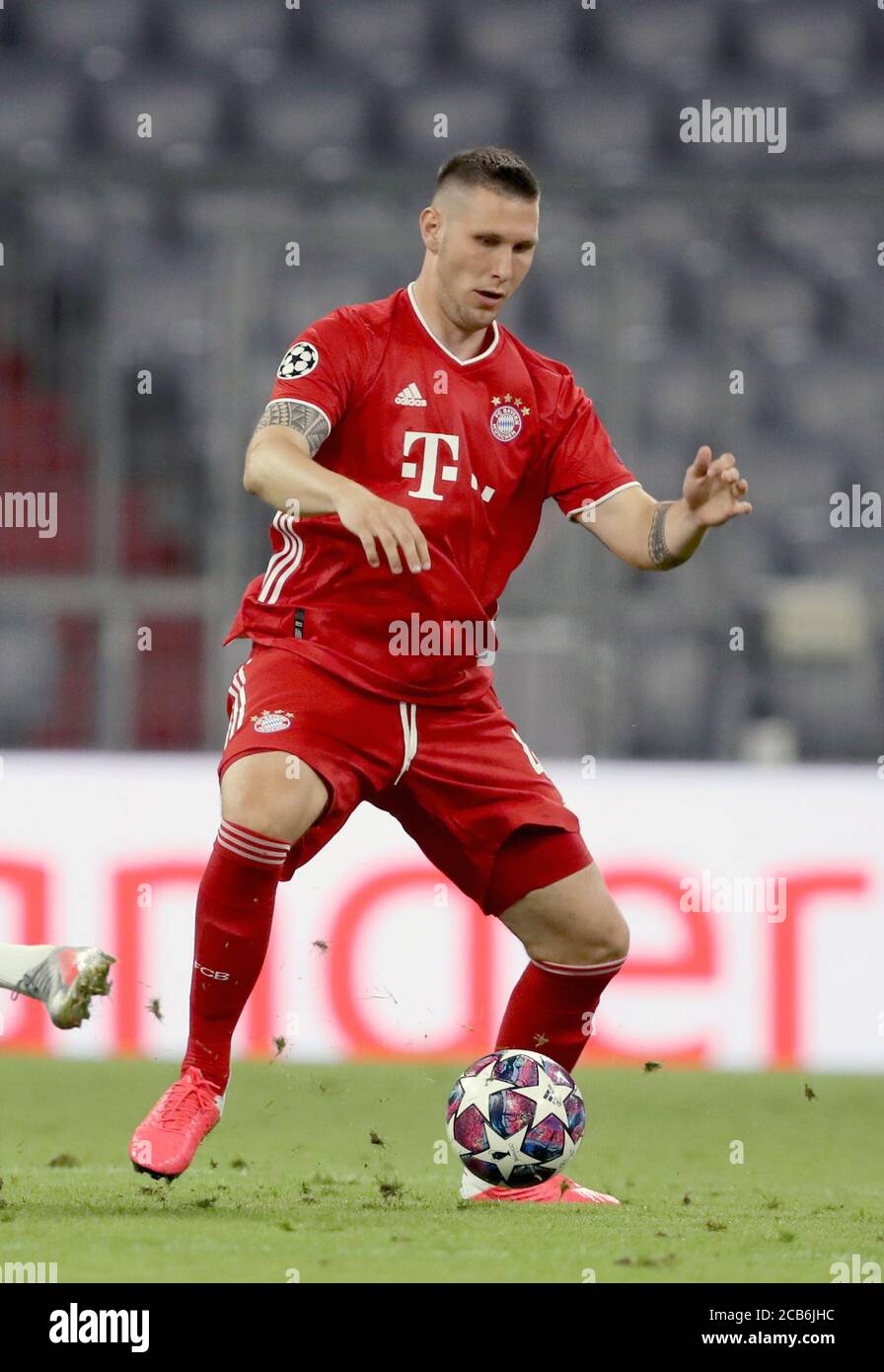 München, Deutschland, 8. August 2020, Niklas SUELE, FCB 4 im Champions-League-Spiel FC BAYERN MÜNCHEN - FC CHELSEA in der 1.Bundesliga, Saison 2019/2020, © Peter Schatz / Alamy Stock Photos / Stefan Matzke/Sampics/Pool wichtig: KEIN SEKUNDÄRER (RE-) VERKAUF INNERHALB von 48 Stunden NACH DEM START Nationale und internationale Nachrichtenagenturen NUR zur redaktionellen Verwendung Stockfoto