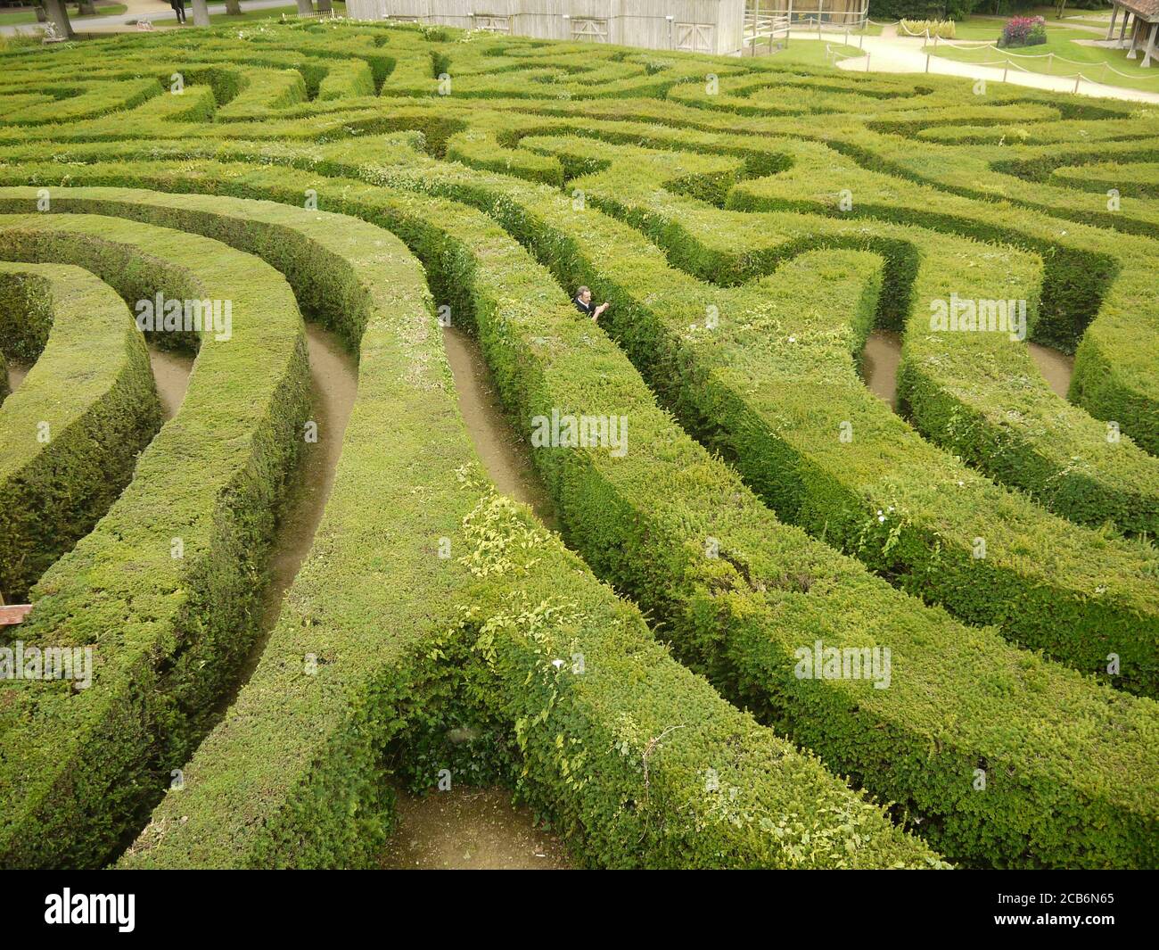 Garden Mazes Stockfotos und -bilder Kaufen - Alamy