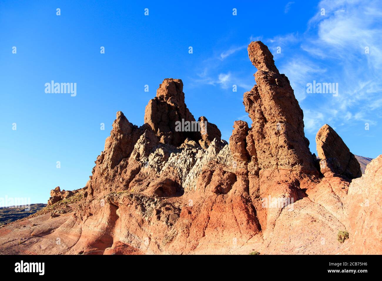 Teide Nationalpark auf Teneriffa, Kanarische Inseln, Spanien. Stockfoto Teide Nationalpark auf Teneriffa, Kanarische Inseln, Spanien. Stockfoto