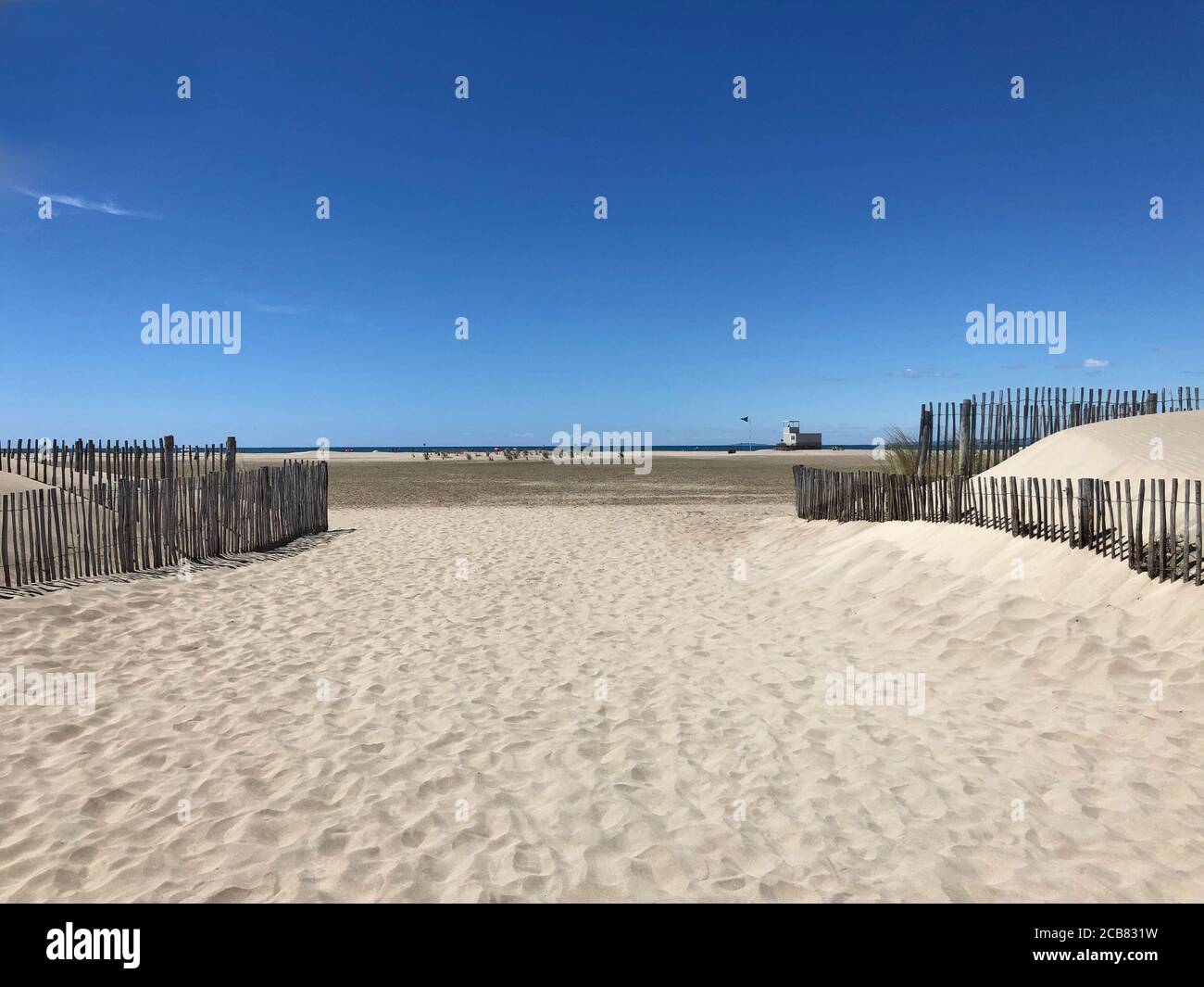 Plage de l'Espiguette, Grau du ROI, Gard, Okzitanien, Frankreich Stockfoto