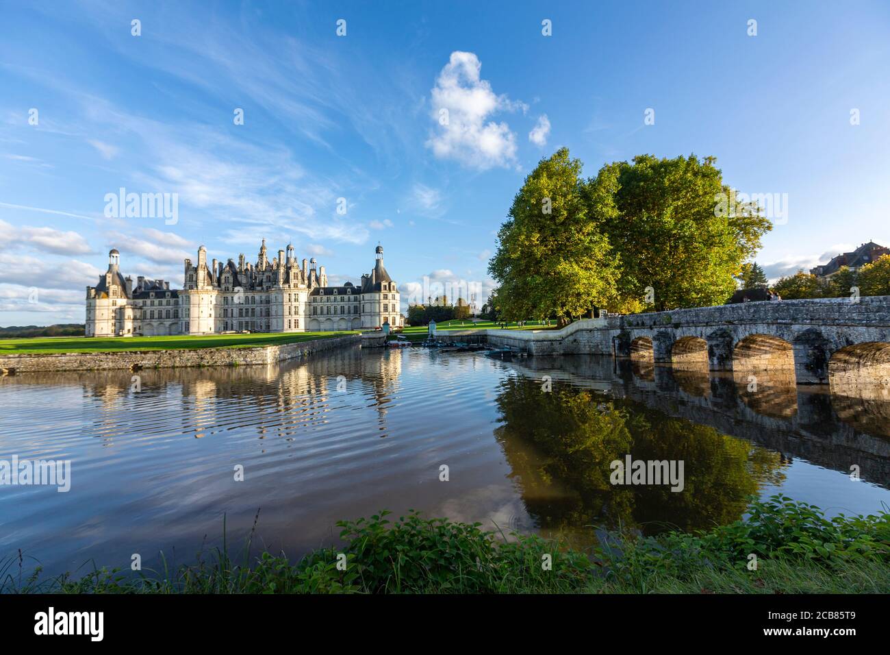 Château de Chambord, Chambord, Loir-et-Cher, Frankreich, Stockfoto
