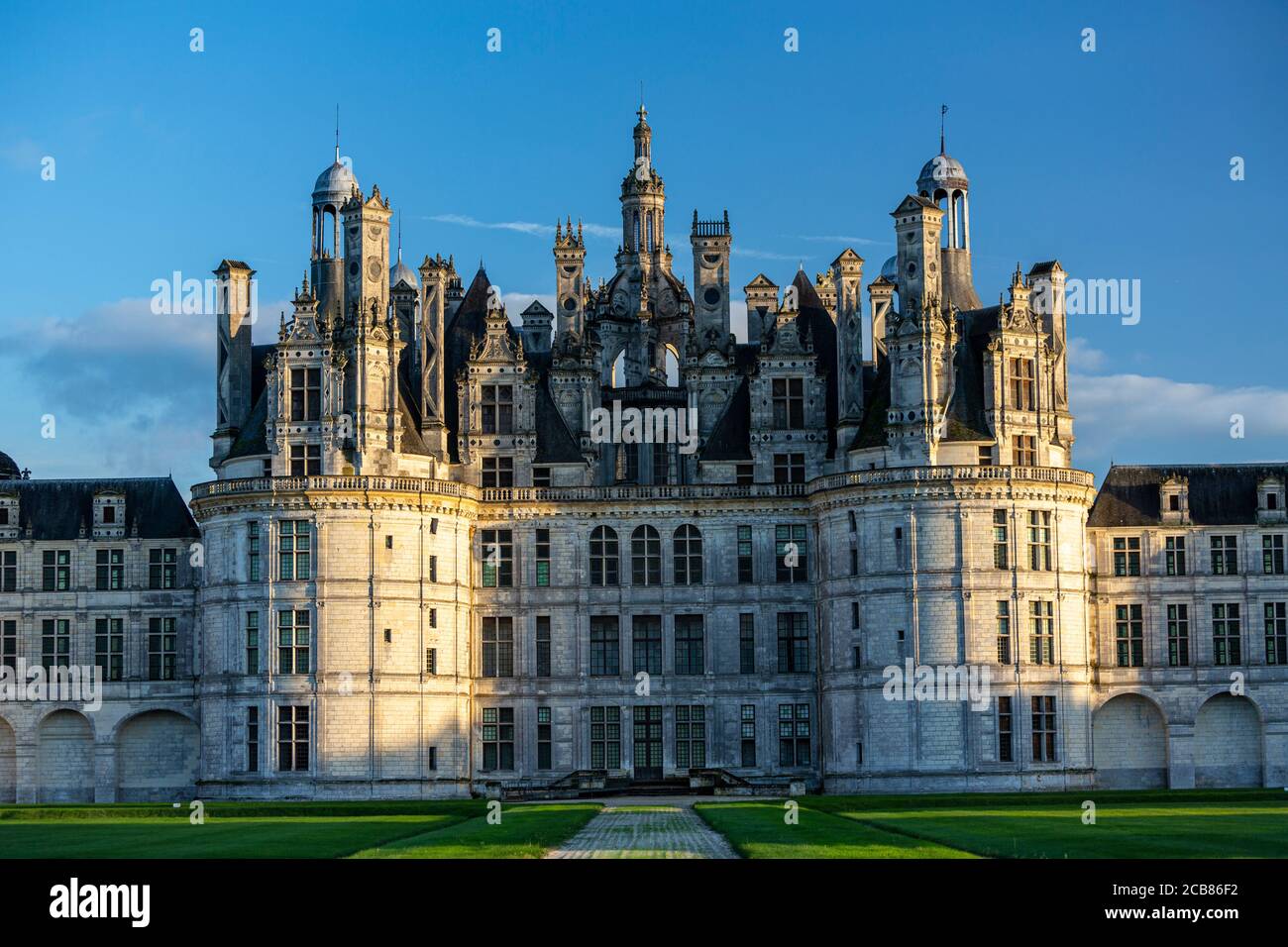 Château de Chambord, Chambord, Loir-et-Cher, Frankreich, Stockfoto