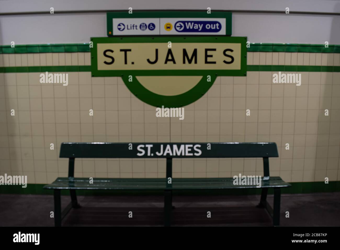 Architektur und Bank in james Station, Sydney, Australien, 2019 Stockfoto