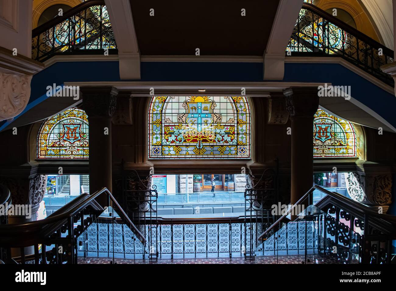 Innenarchitektur vom Einkaufszentrum in Sidney, Australien, 2019 Stockfoto