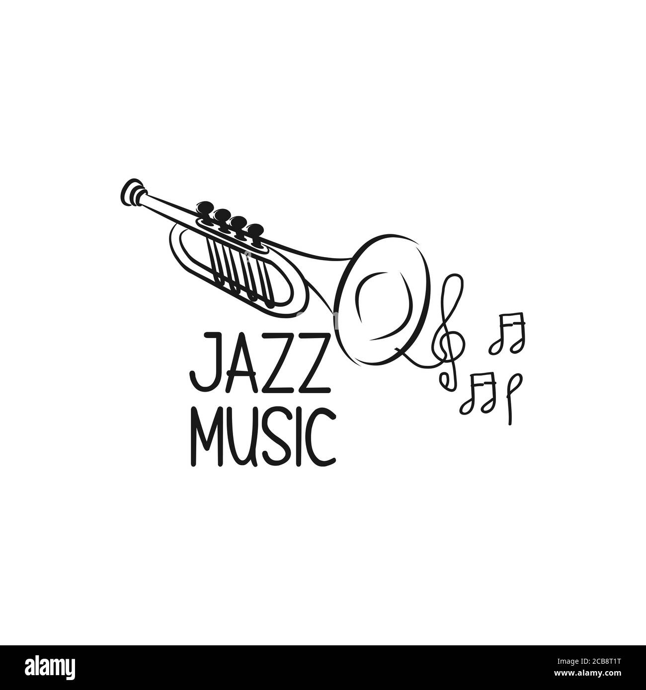 Saxophone Doodle, Hand Drawn Sketch, Vector Illustration. Stock Vektor