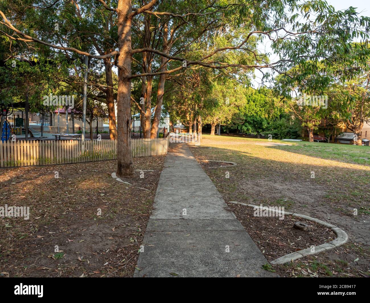 Punch Park in Rozelle an einem sonnigen Sommernachmittag Stockfoto