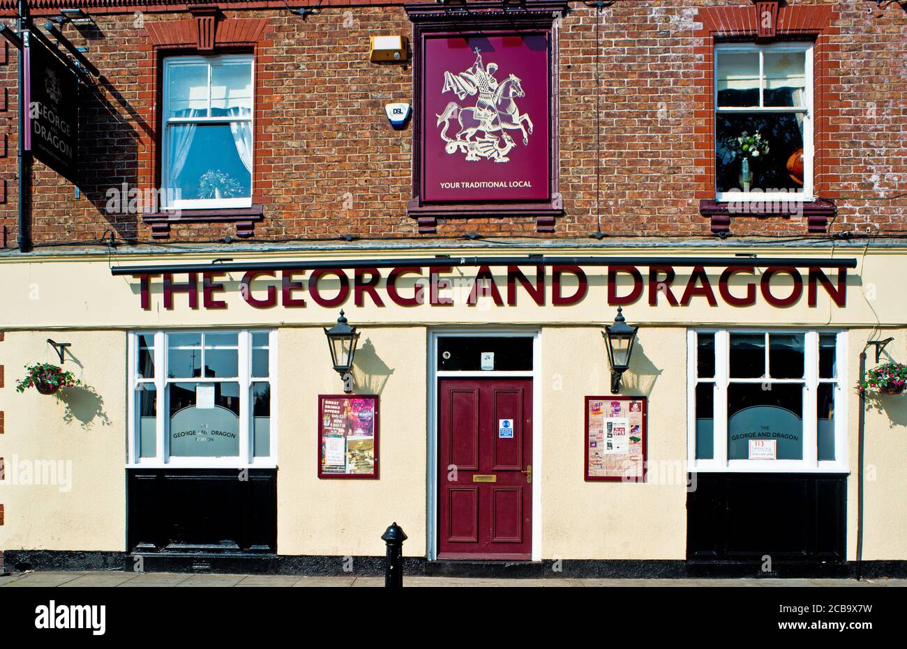 The George and Dragon Pub, Norton Village, Stockton on Tees, England Stockfoto