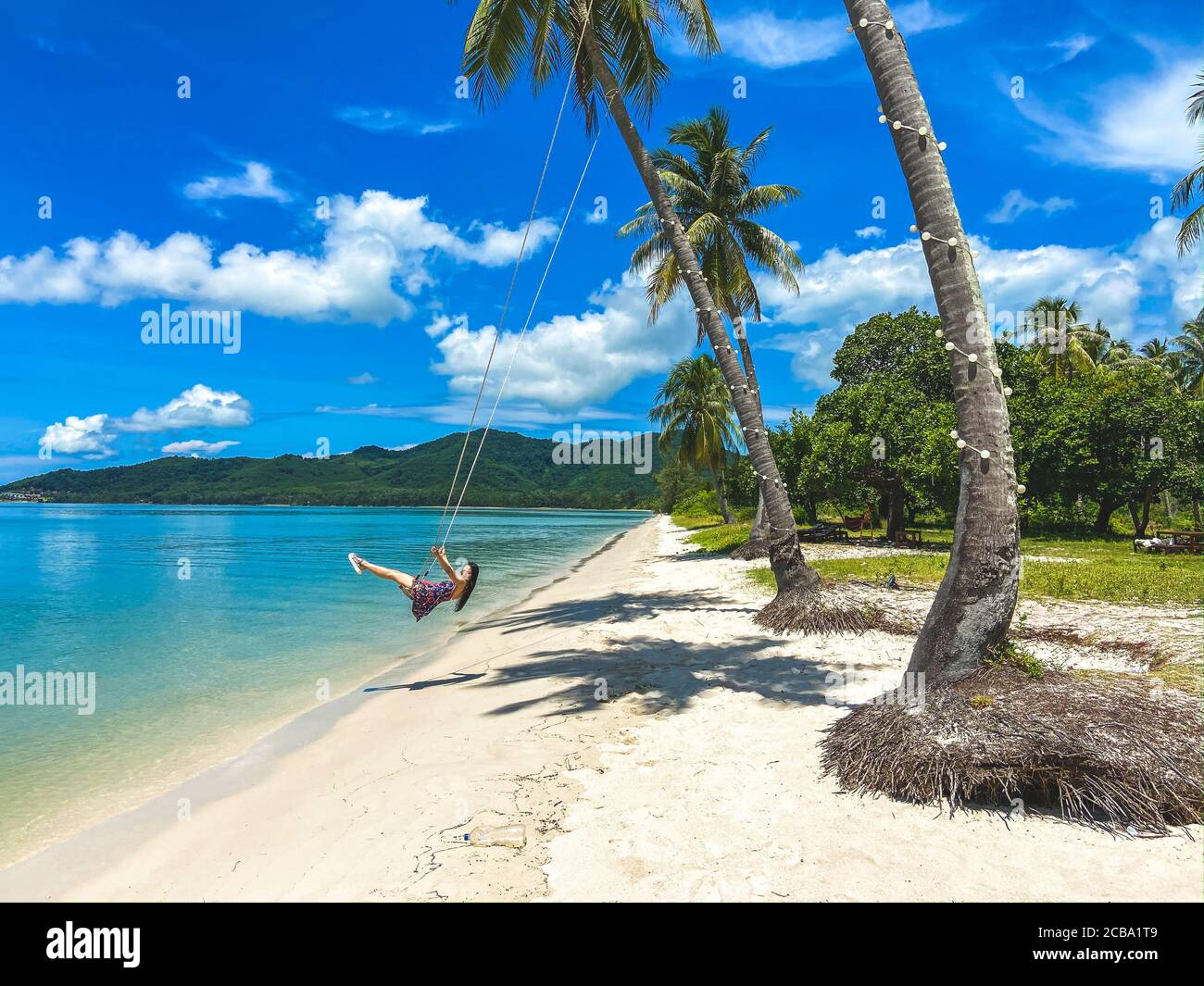 Laem hatte Paradise Beach in Koh Yao Yai, Insel im andamanensee zwischen Phuket und Krabi Thailand Stockfoto