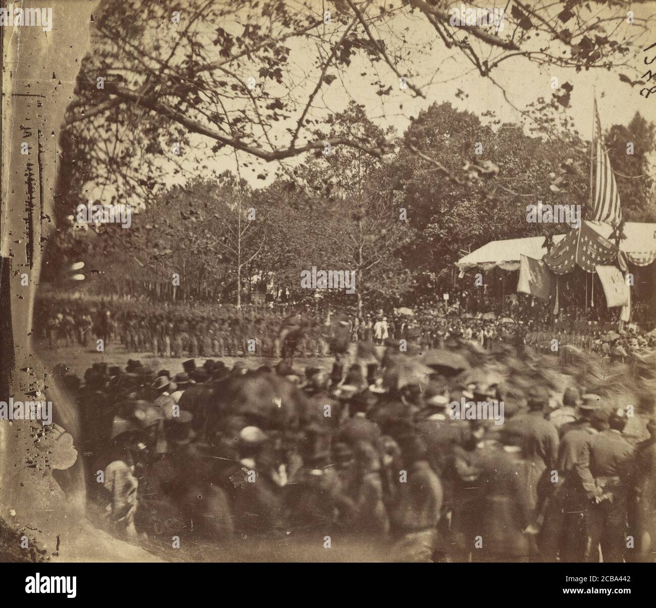 [Grand Army Review, Washington, D.C.], Mai 1865. Stockfoto