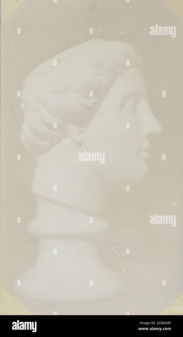 [Classical Head in Profile], wahrscheinlich 1839. Stockfoto