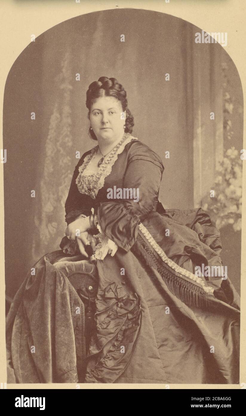 Die britische Sopranistin Euphrosyne Parepa-Rosa (1836-1874), 1870er Jahre. Stockfoto