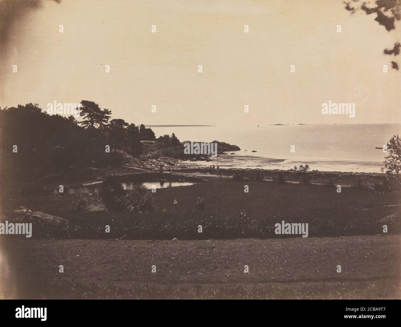 Landschaft, Pride's Crossing, ca. 1856. Stockfoto
