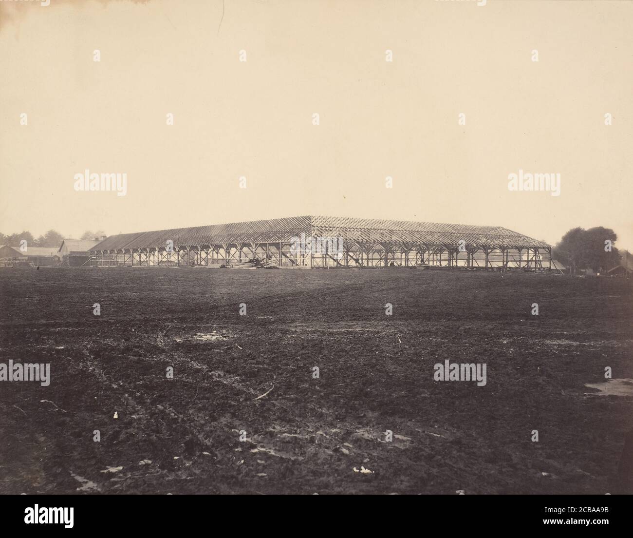 Civil war View, 1860er Jahre. (Rahmenwerk für Corn Distribution, City Point, Virginia). Stockfoto