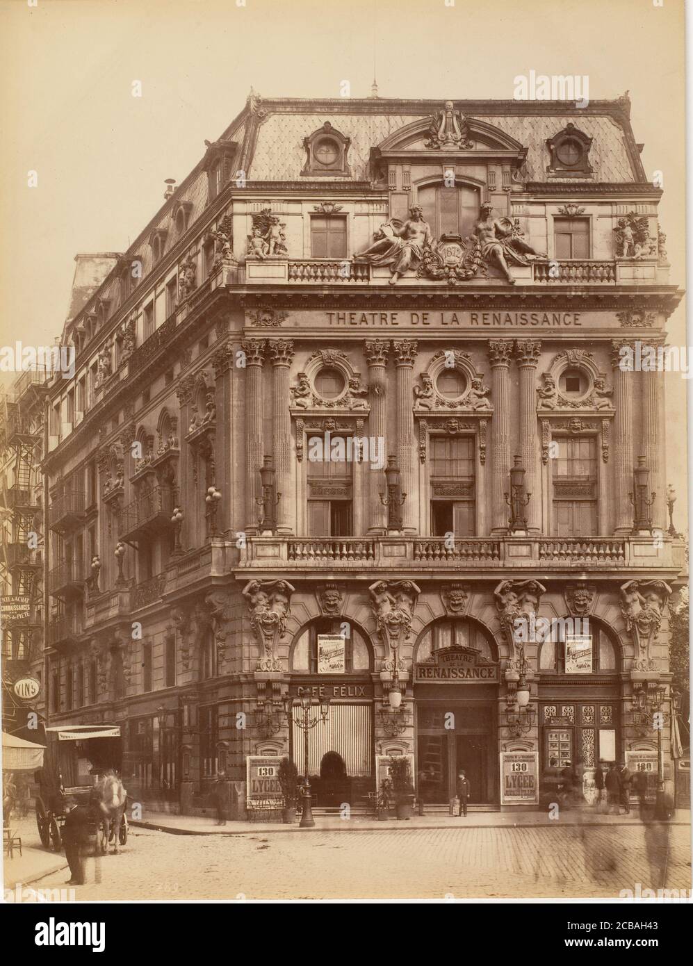 [Theater de la Renaissance], 1890. Stockfoto