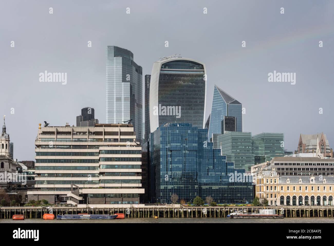 Skyline von London, UK Stockfoto