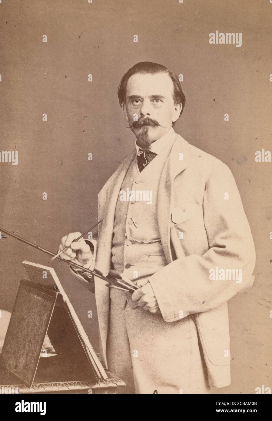 [Carl Haag], 1860er. Stockfoto