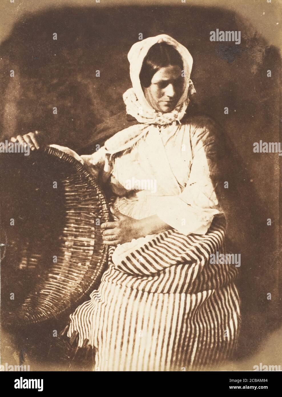 Newhaven Fishwife, 1843-47. Stockfoto