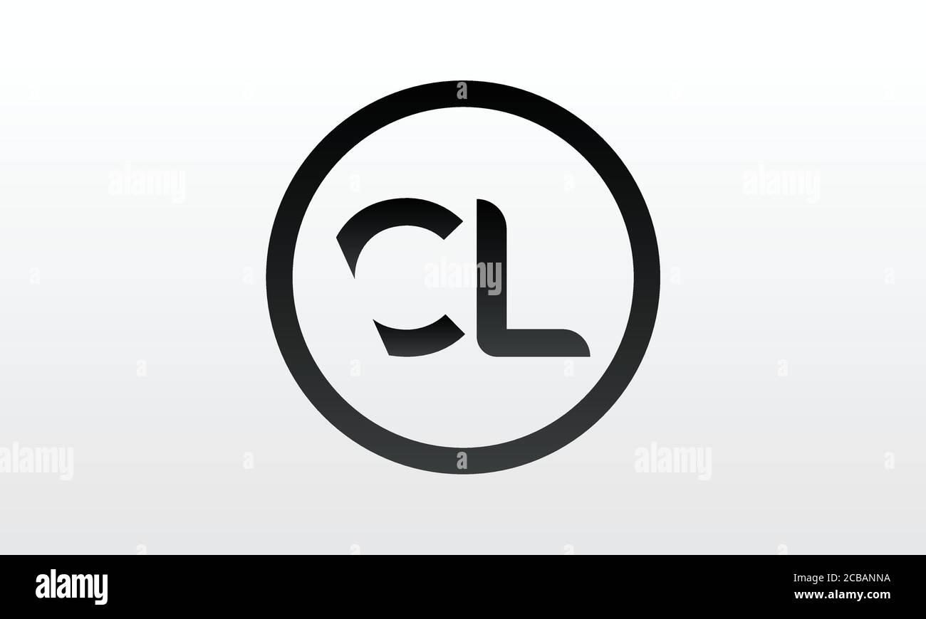 Initial CL Letter Logo mit Creative Modern Business Typography Vektor-Vorlage. Kreativer Buchstabe CL Logo Vektor. Stock Vektor