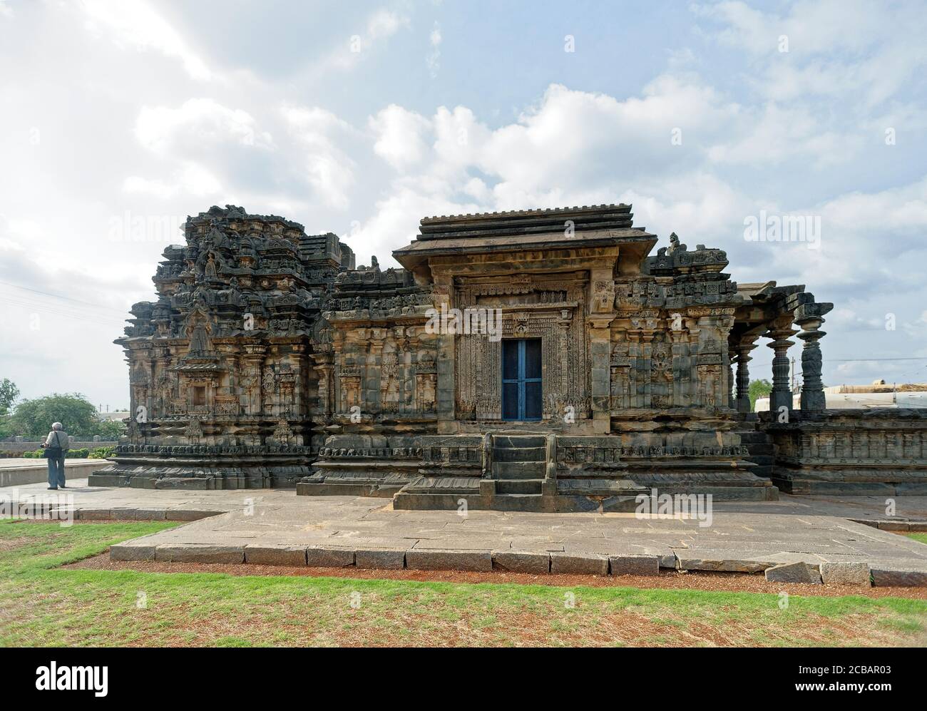 Antiker Kasivivesvara Tempel in Lakkundi Stockfoto