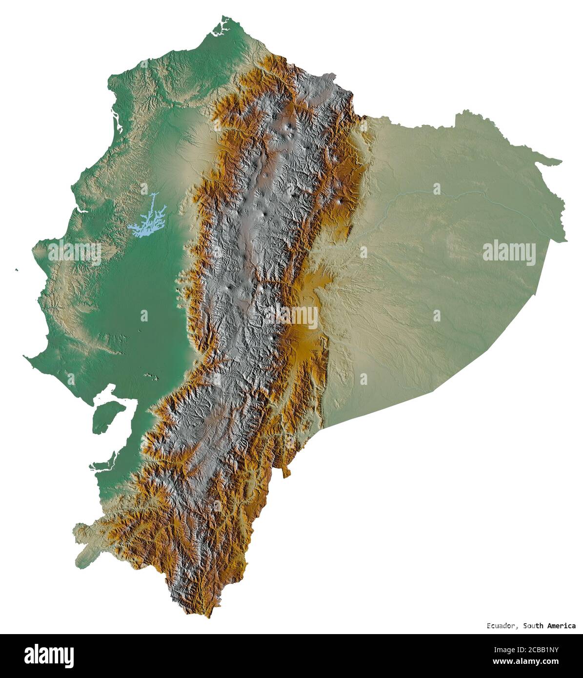 Hauptstadt Von Ecuador Mit Fünf Buchstaben Form von Ecuador mit seiner Hauptstadt isoliert auf weißem Hintergrund