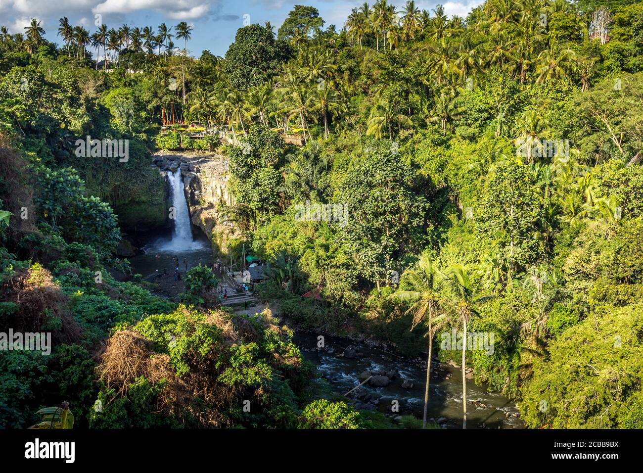 Tegenungan Wasserfall, Ubud, Bali, Indonesien Stockfoto