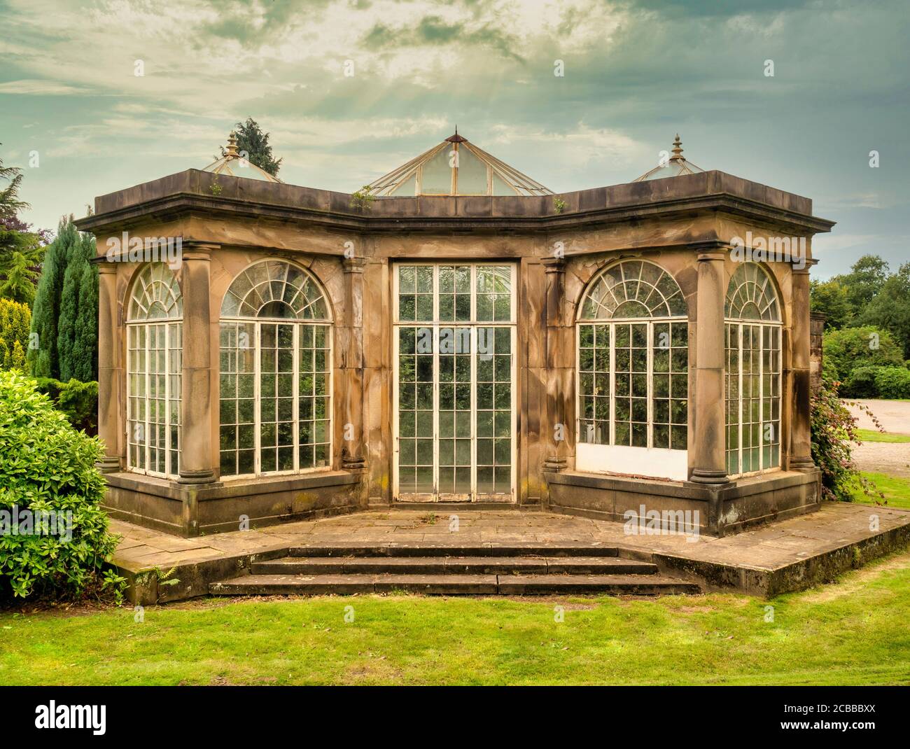 The Camellia House at Yorkshire Sculpture Park, West Yorkshire, UK Stockfoto