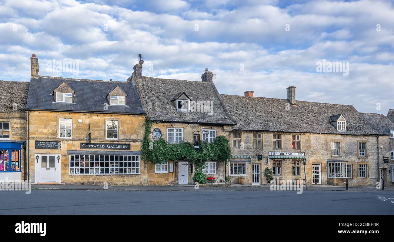 Die Cotswold Stadt Stow on the Wold Stockfoto