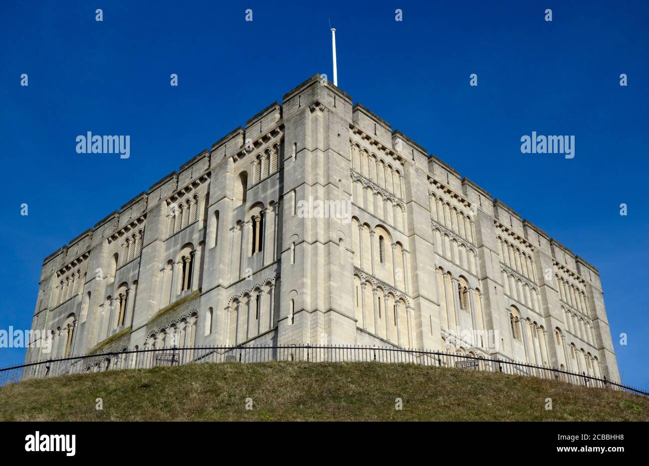 Norwich Castle Keep Stockfoto