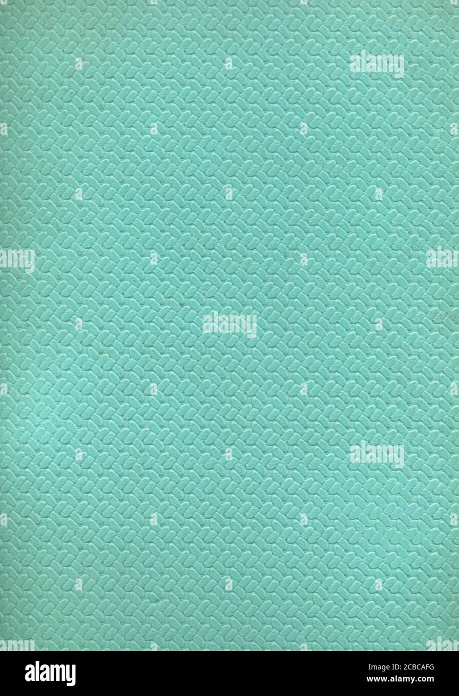 Grünes Muster. Textur aus Polyvinylchlorid Leinwand Stockfoto