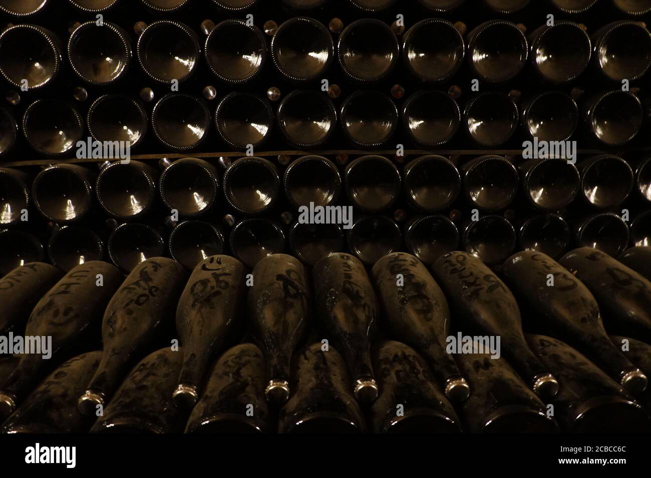 Abrau-Durso Wein- und Champagner-Produktionshaus Stockfoto