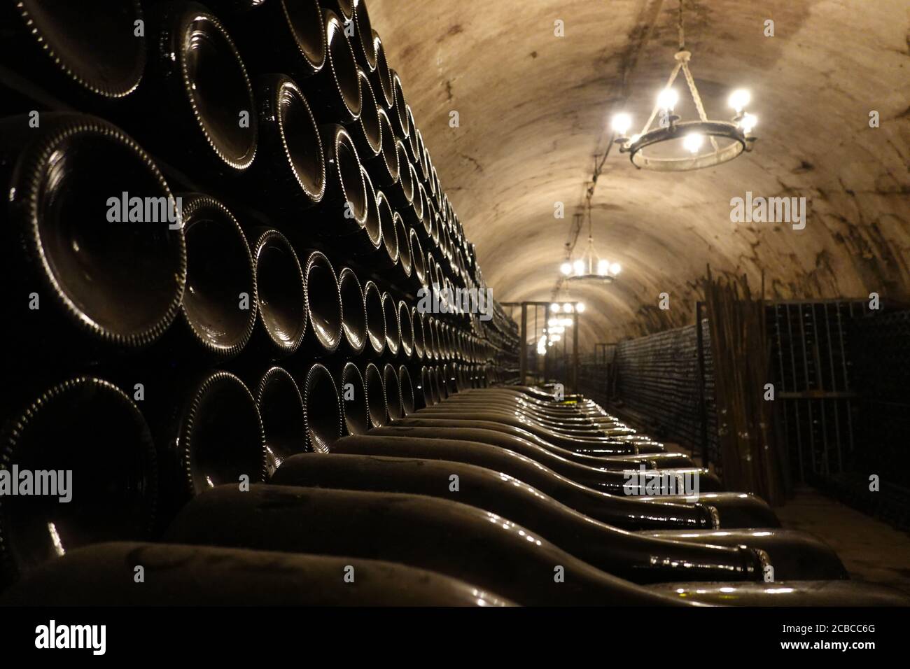 Abrau-Durso Wein- und Champagner-Produktionshaus Stockfoto