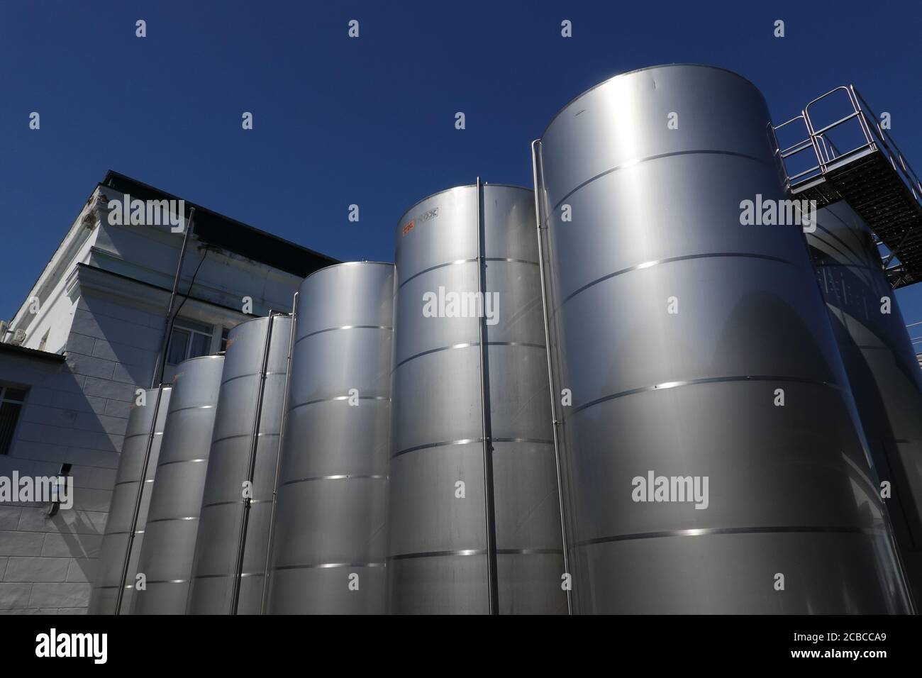 Abrau-Durso Wein- und Champagner-Produktionshaus Stockfoto