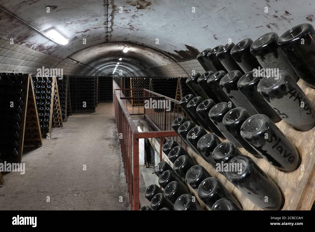 Abrau-Durso Wein- und Champagner-Produktionshaus Stockfoto