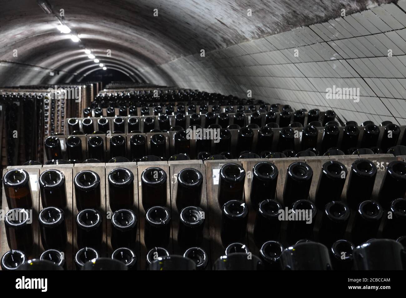 Abrau-Durso Wein- und Champagner-Produktionshaus Stockfoto