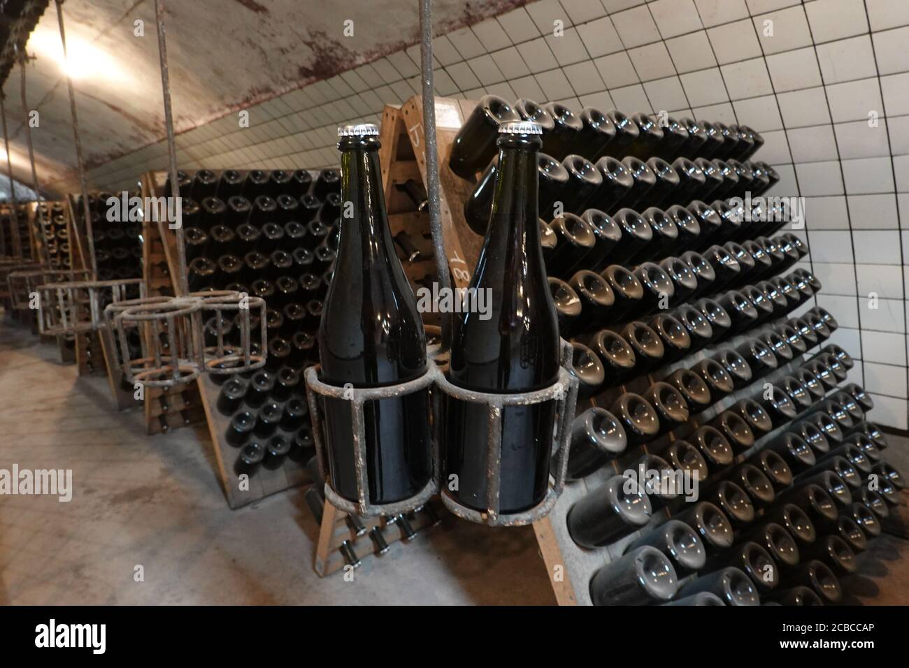 Abrau-Durso Wein- und Champagner-Produktionshaus Stockfoto