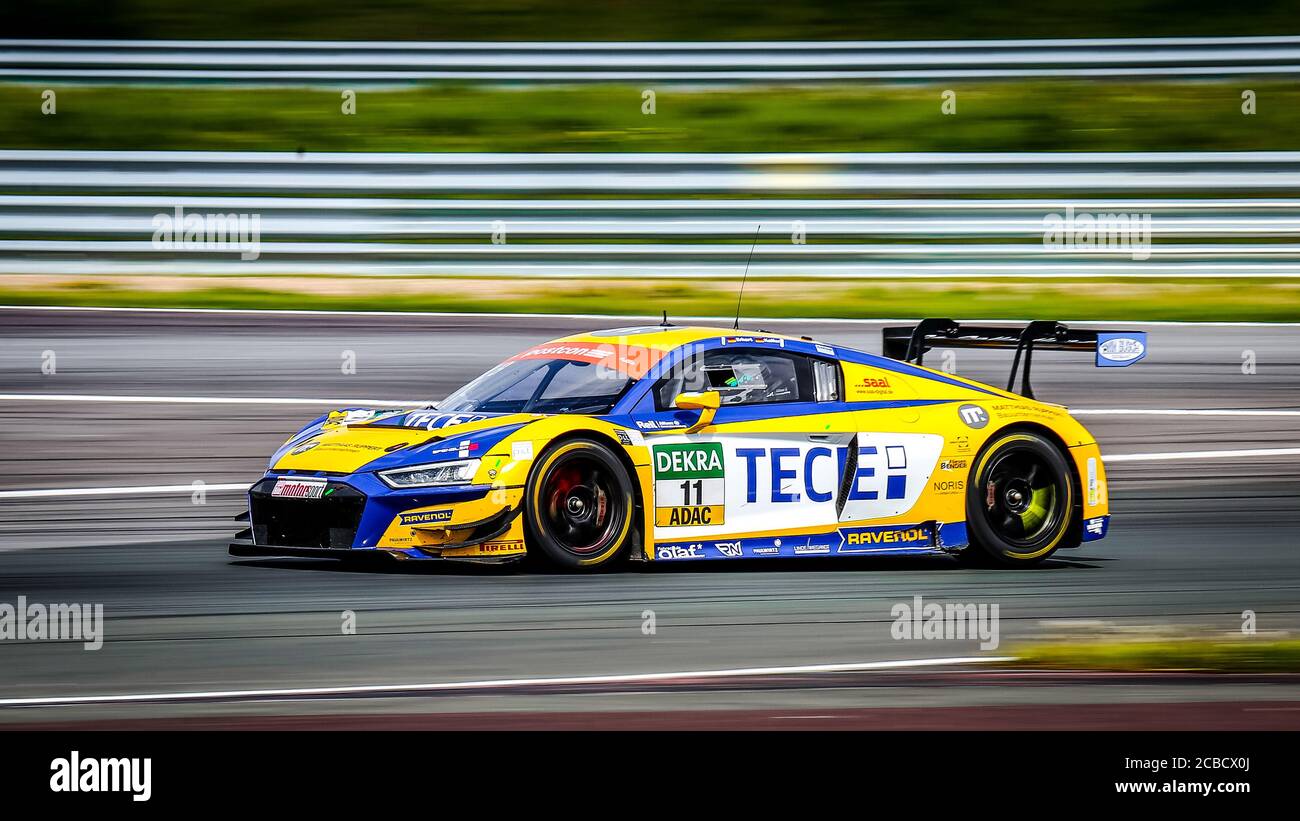 Oschersleben, 28. April 2019: Elia Erhart im Audi R8 LMS während GT MASTER in der Motorsport Arena Stockfoto