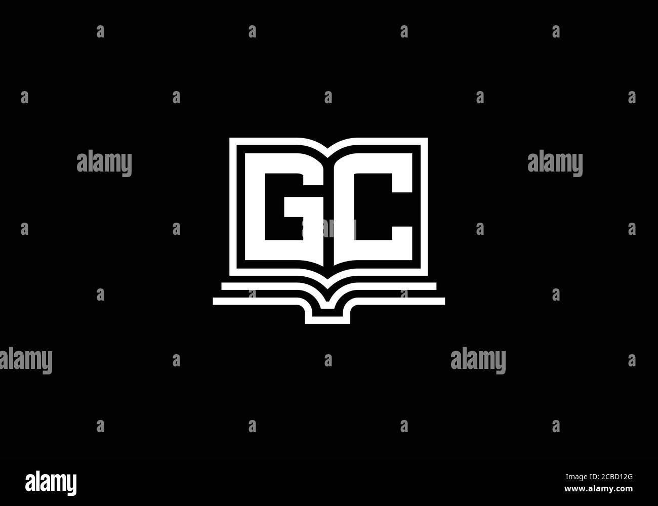 G C Anfangsbuchstabe Logo-Design, grafisches Alphabet-Symbol für Corporate Business Identity Stock Vektor