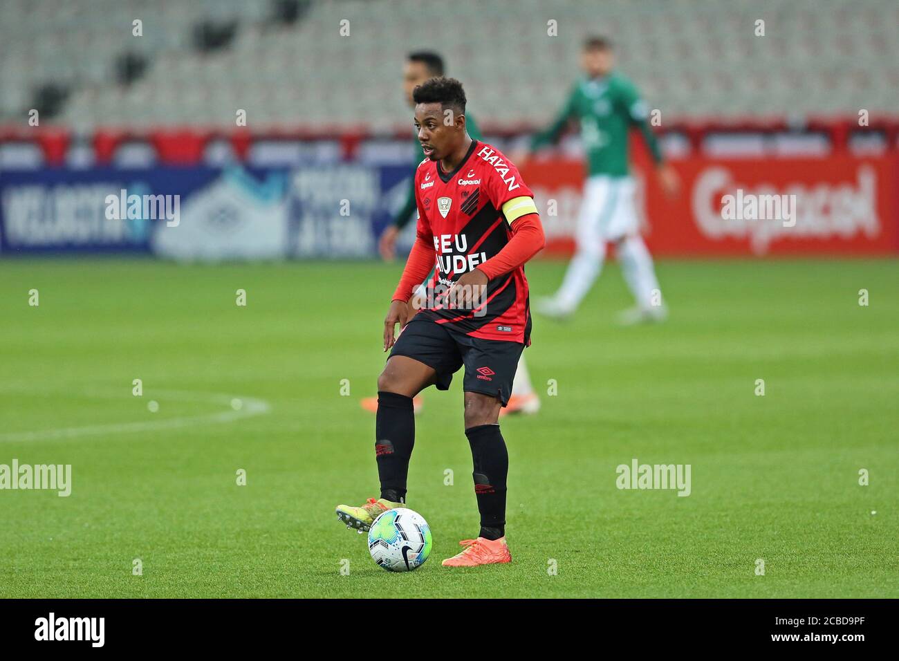 12. August 2020; Arena da Baixada Stadium, Curitiba, Parana, Brasilien; Brasilianischer Fußball der Serie A; Athletico gegen Goias; Wellington of Athletico Stockfoto