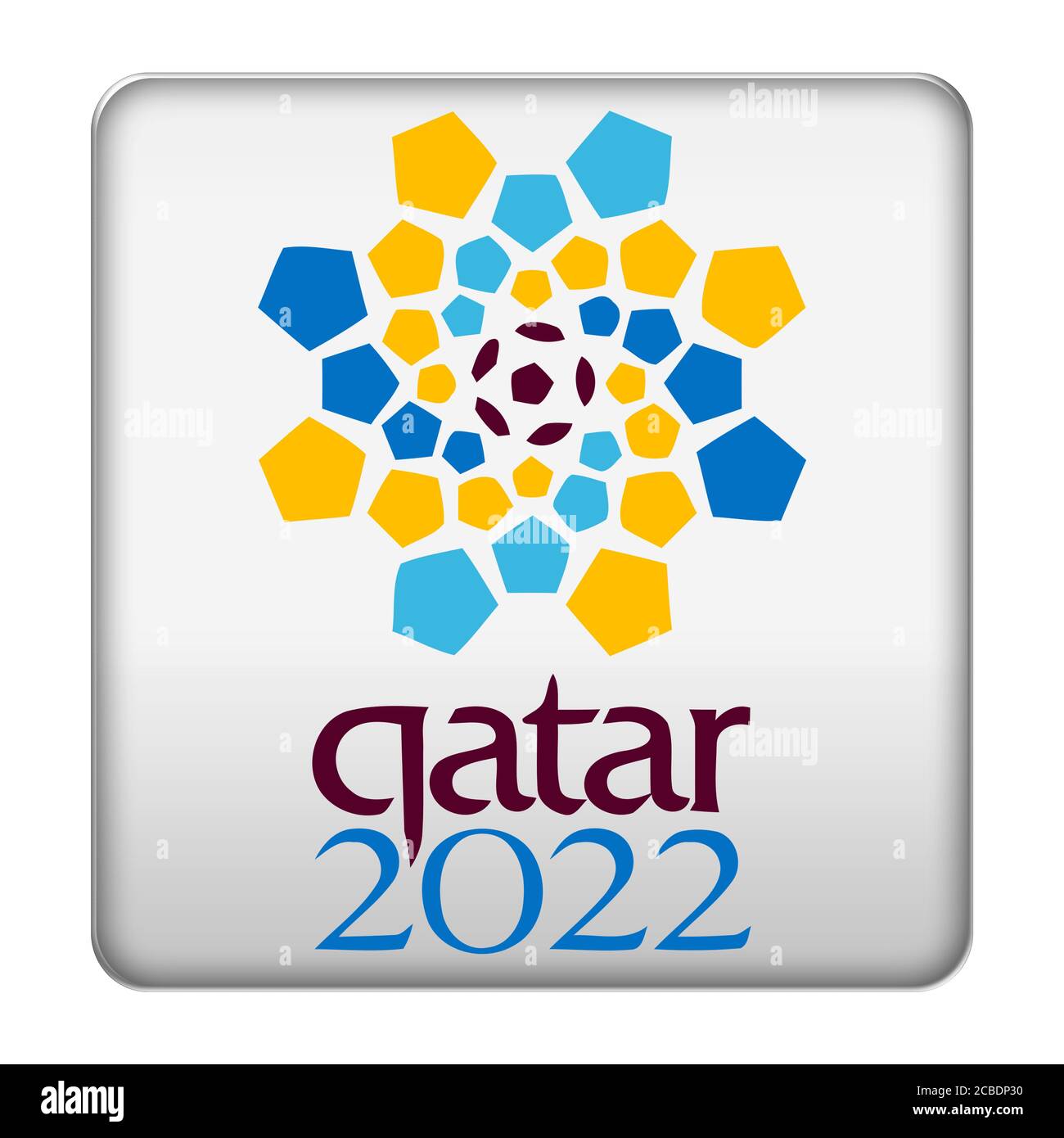 Katar FIFA World Cup 2022-Logo-Symbol Stockfoto