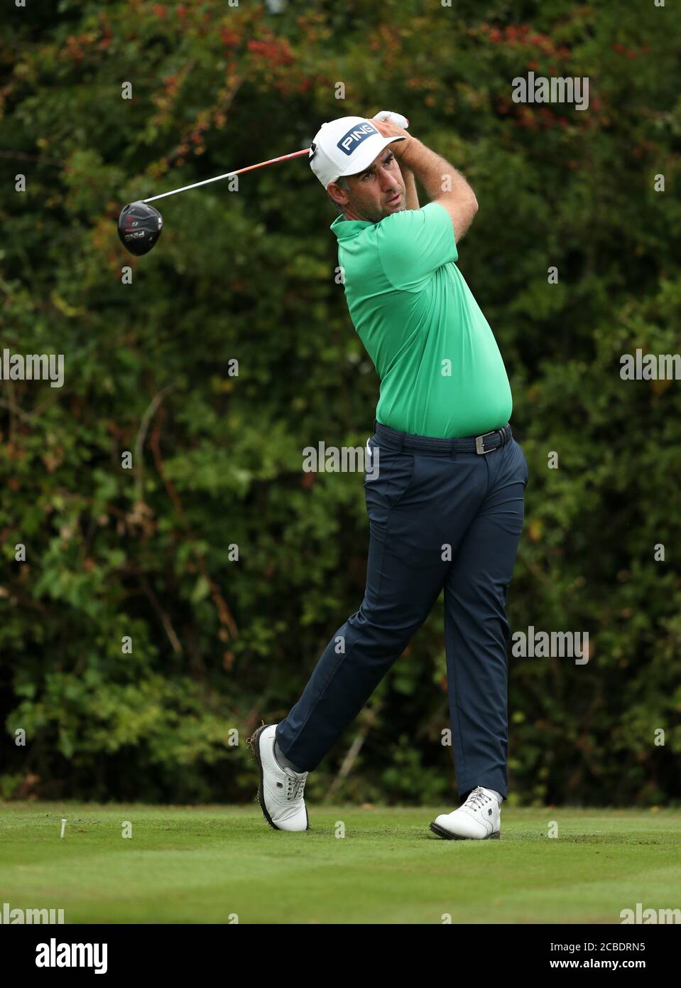 Wales' Oliver Farr am 4. Tag eines der Celtic Classic im Celtic Manor Resort. Stockfoto