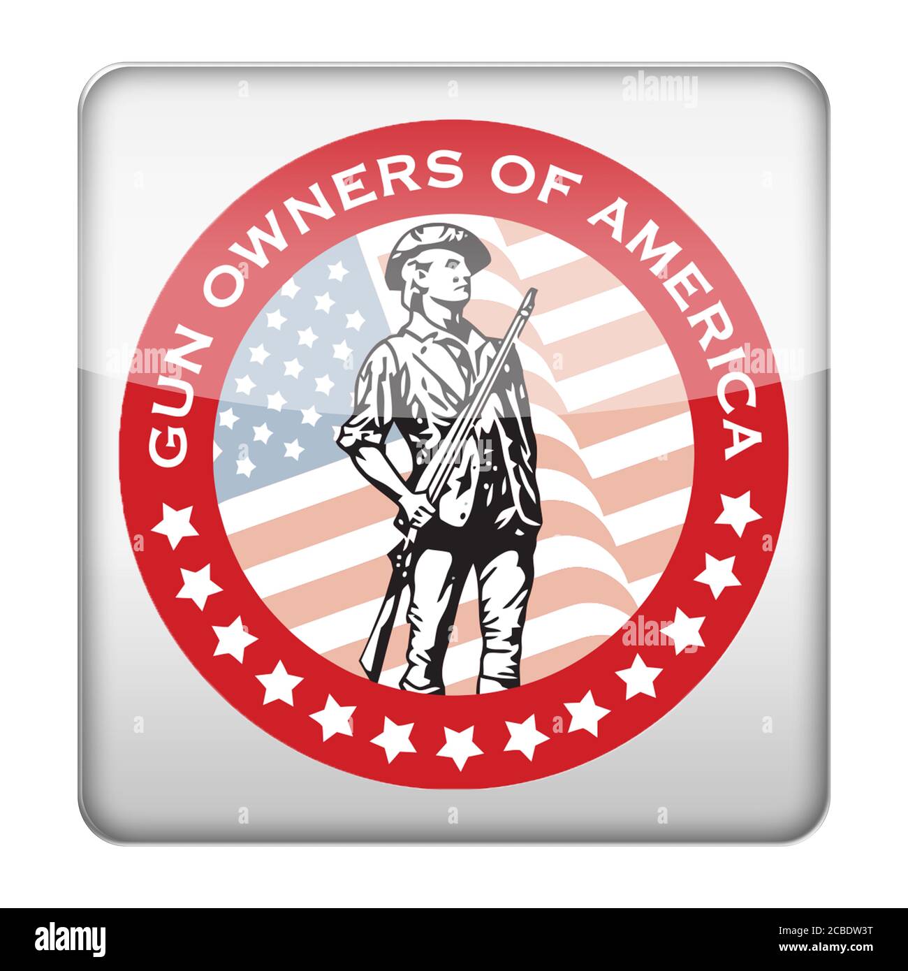 Geschütz Besitzer von Amerika GOA logo Stockfoto