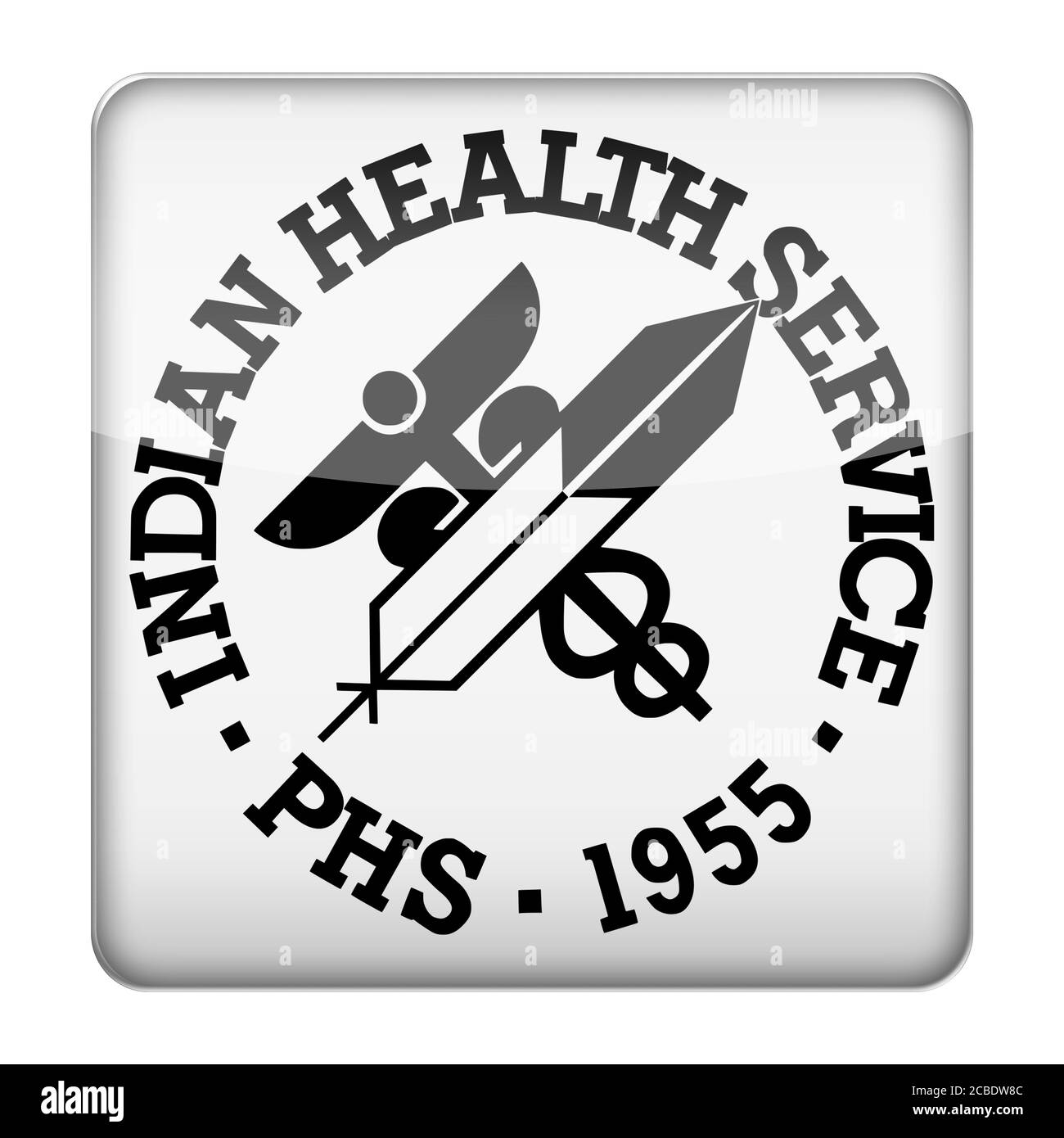 Indian Health Service logo Stockfoto